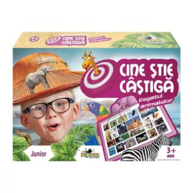 Joc interactiv  Cine stie castiga - Regatul animalelor