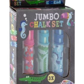 Creta asfalt Jumbo 3/set Grafix