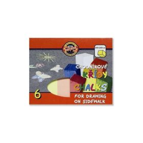 Creta colorata pentru pavaj Koh-I-Noor, 6 culori