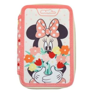 Penar echipat Must 3 fermoare 12x6x19.5 cm Minnie Happiness