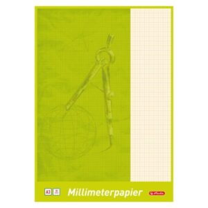 Hartie milimetrica A3-80grame , 20 file Herlitz