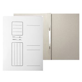 Dosar carton alb A4, cu sina, set de 5 bucati