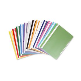Dosar plastic PP cu sina Spree, cu gauri, set de 5 bucati