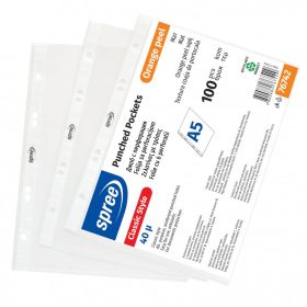 Folii A5, 40 microni, 100 buc/set, Spree