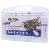 Marker acrylic 48/set , Globox 1 globox akrilik marker kalem seti 48 renk akrilik markerler globox 37293 36 B