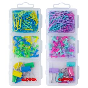 Set agrafe+pioneze panou pluta + clipsuri Globox