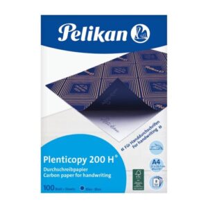 Indigo Pelikan, 200h din A4, 100 coli, culoare albastră