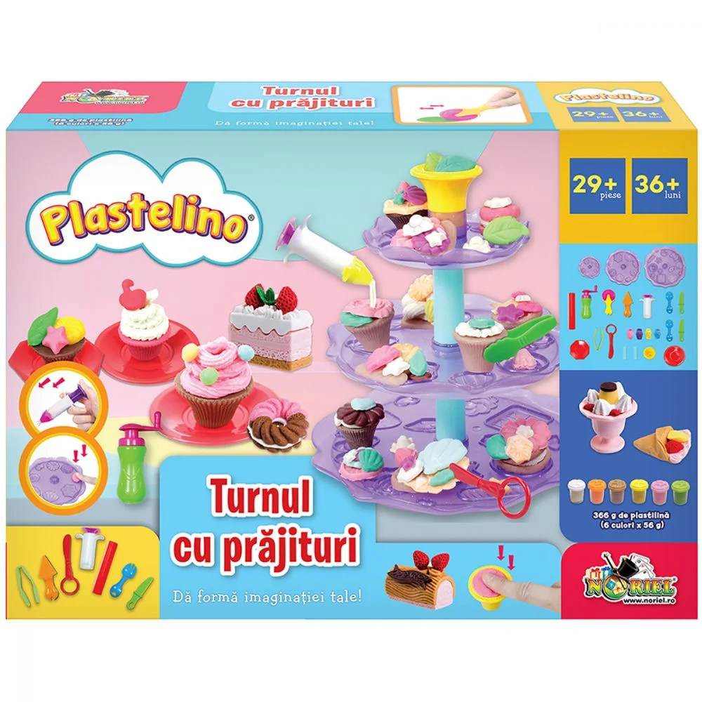 Set de joaca Plastelino, Turnul de prajiturele