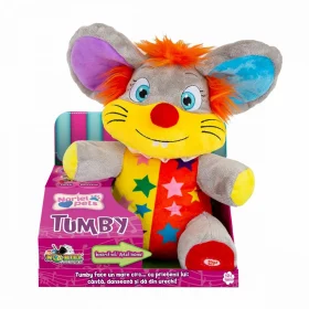 Jucarie din plus interactiva Noriel Pets - Tumby, soricelul de la circ