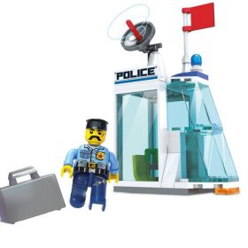 Joc constructie Blocki MyPolice 2in1, 57 elemente