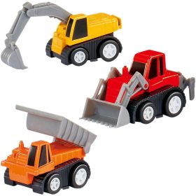 Masina, vehicule de constructie 23x15x4 cm, Luna