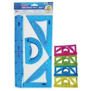 Set geometrie,  4 piese, flexibil Milla