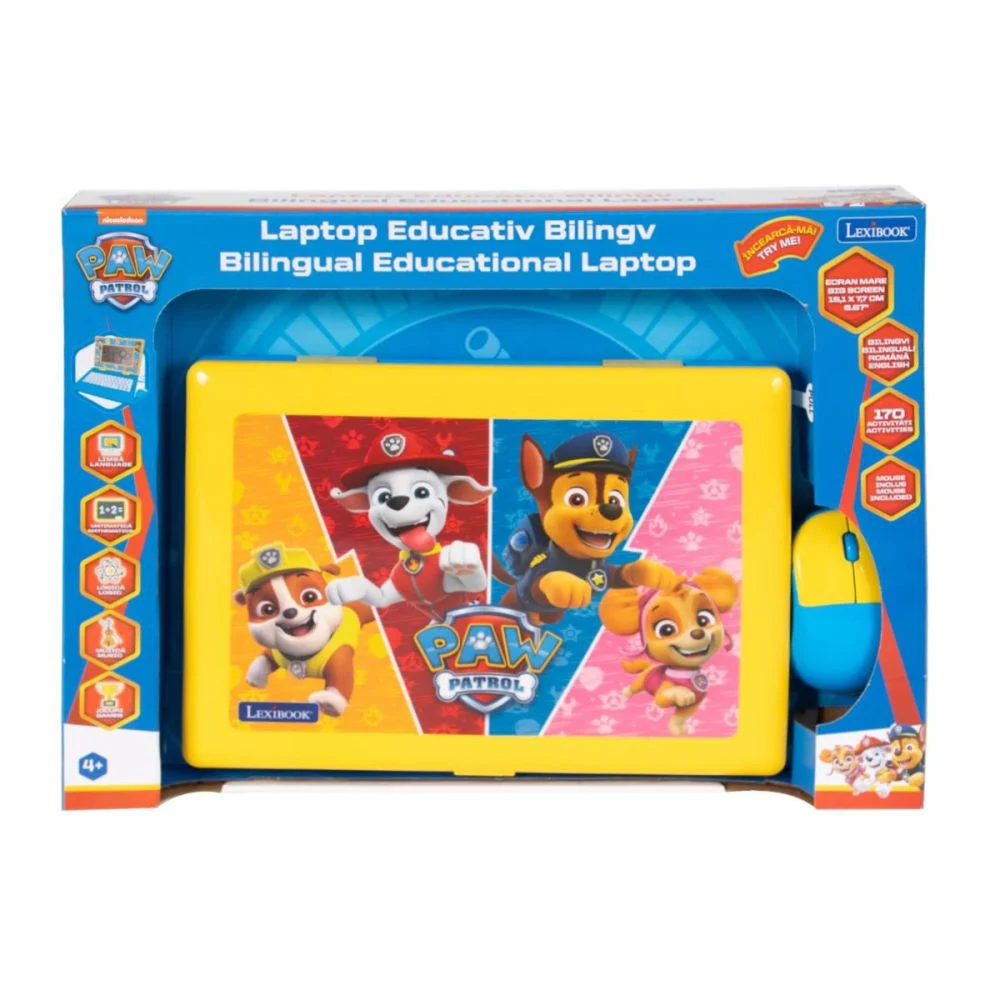 Laptop educational , Lexibook Paw Patrol, 170 de activitati