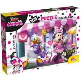Puzzle 2in1 108 piese Minnie Mouse , Lisciani