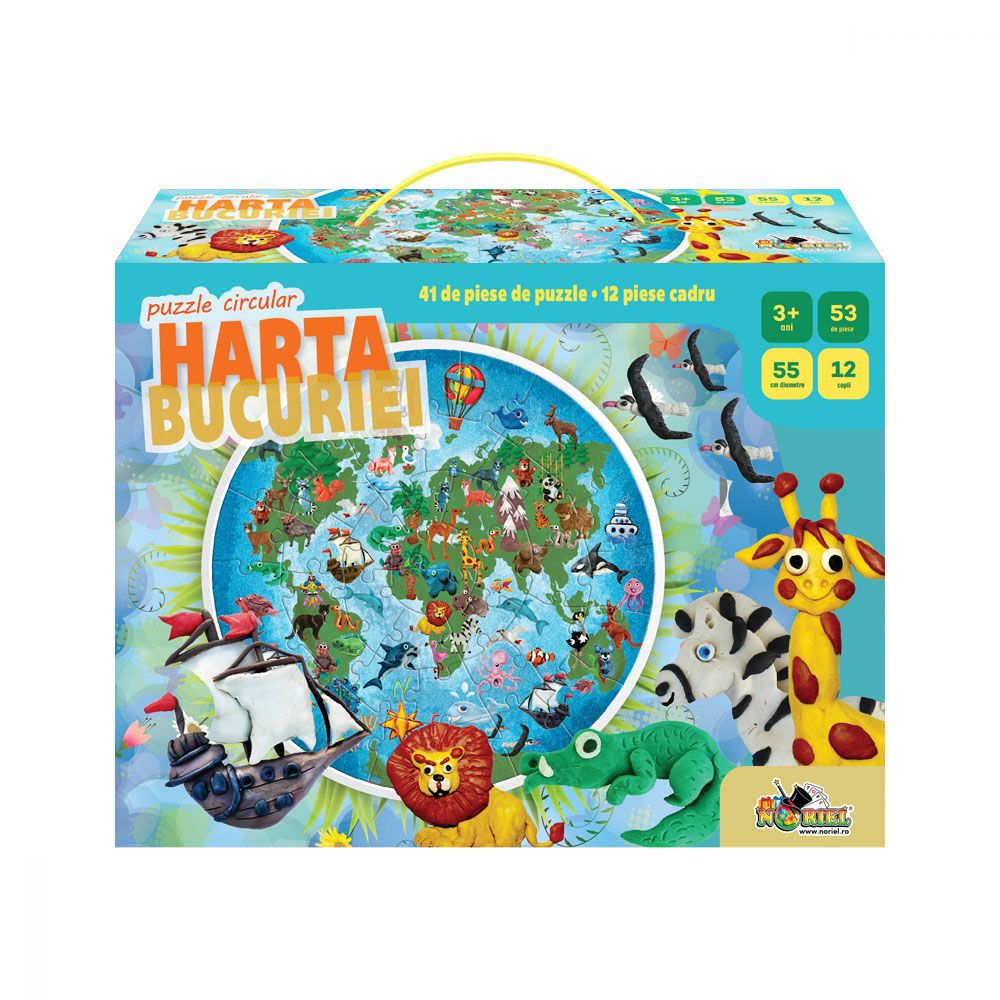 Noriel puzzle - puzzle circular harta bucuriei