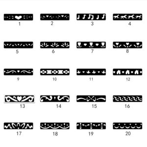Alternative view of Perforator craft bordura, 5cm