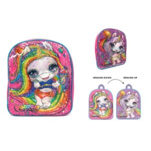 Ghiozdan gradinita Poopsie cu paiete reversibile