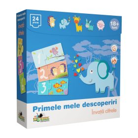 Puzzle  Primele mele descoperiri-invata cifrele