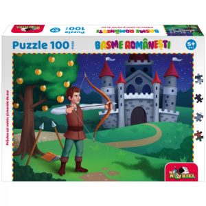 Puzzle 100 piese Praslea Cel Voinic si merele de aur , Noriel