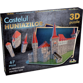 Puzzle castelul Huniazilor 3D
