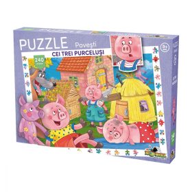 Puzzle noriel 240 piese colectia povesti cei 3 purcelusi