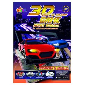 Carte de colorat in realitate augmentata 3D "Game Destroyers"