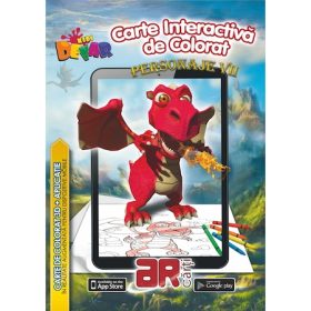 Carte de colorat in realitate augmentata 3D "Personaje Vii”