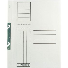Dosar carton alb pentru incopciat, coperta 1/1, set de 5 bucati