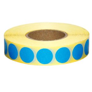 Rola etichete autoadezive  17×17 albastru 2110/buc