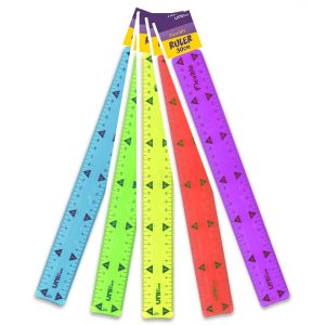 Rigla plastic 30 cm Spree, flexibila