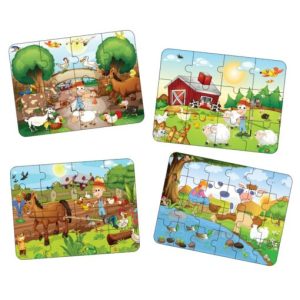 Alternative view of Puzzle 4in1 animale de la ferma , Smile Games