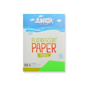 Carton fluorescent Junior, format A4, 250g/m2