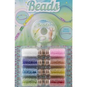 Set margele 8 sticlute craft , Grafix 7 set creativ grafix basic craft margele bijuterii 8 culori 30 1