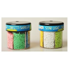 Sclipici Junior,  inimi & stele 6 culori x 60g, se vand numai cate 2 buc