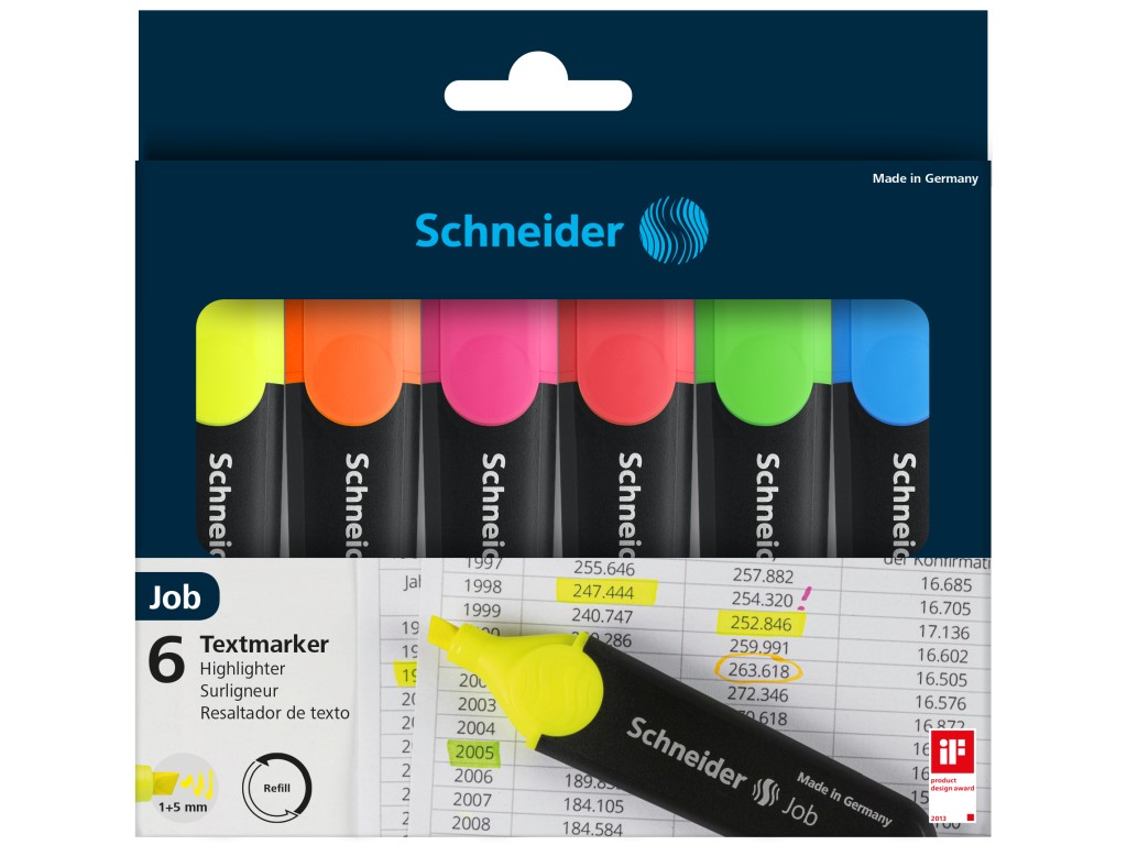 Evidentiatoare Schneider Job, 6buc/set 3 Evidentiatoare Schneider Job, 6buc/set
