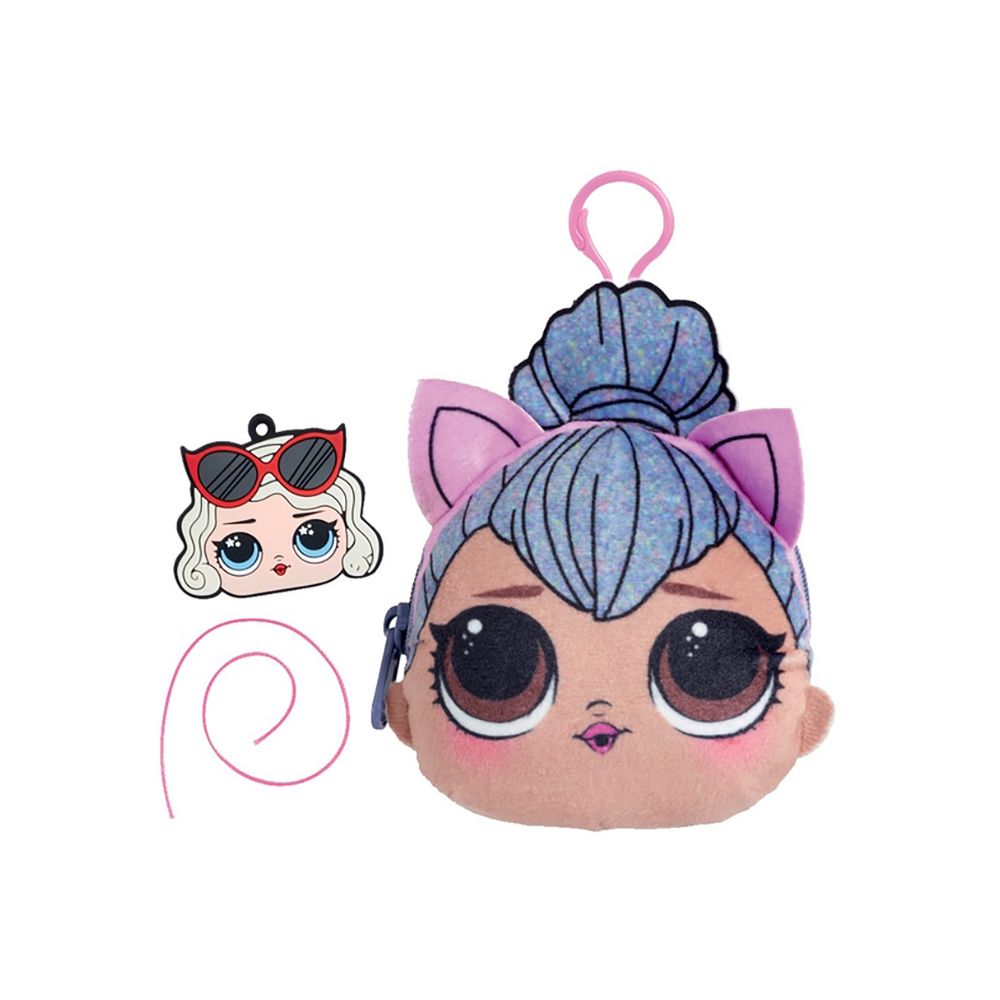 LOL Squishy plush gentuta cu fermoar kitty queen