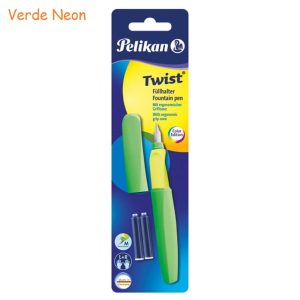 Stilou Twist, 2 rezerve, blister, Pelikan 9 stilou pelikan twist verde neon intens 2000x2000 1