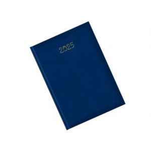 Agenda datata saptamanala Ro B5 ,128 pagini, coperta buretata, culoare Albastru 2025, Herlitz