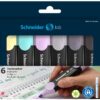 textmarker schneider job pastel 6 set gri