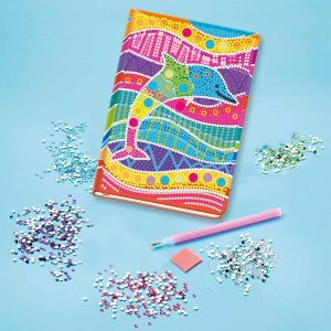 totum creative set notebook cu diamante delfin 33