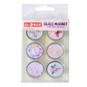 Magneti 6/set color metal , Globox