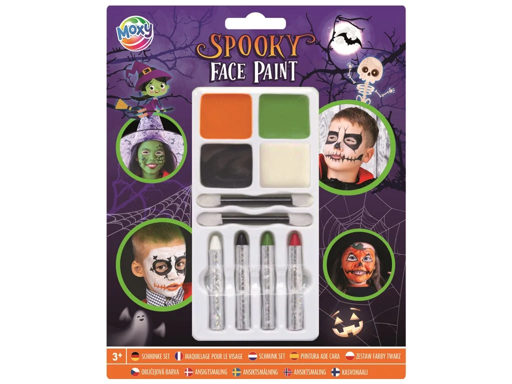 Set pictat fata Halloween Spooky, Grafix 3 Set pictat fata Halloween Spooky, Grafix