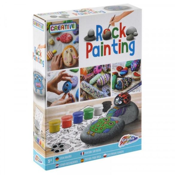 Rock painting 3pietre+6 guase+pensula , Grafix 3 Rock painting 3pietre+6 guase+pensula , Grafix
