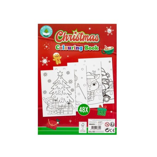 Carte colorat Xmas A4 -48 coli , Grafix 4 Carte colorat Xmas A4 -48 coli , Grafix - imagine 2