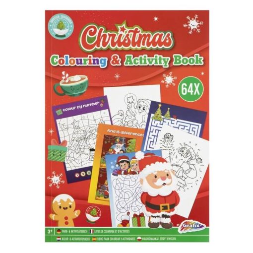 Carte colorat+activitati Xmas 64 pagini, Grafix 3 Carte colorat+activitati Xmas 64 pagini, Grafix