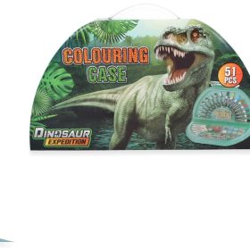Set coloriaj 51 piese Dino, Grafix