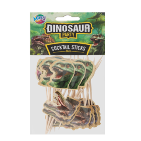 Dino Cocktail betisoare 9cm 24pcs , Grafix