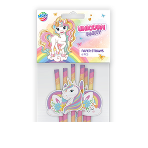 Unicorn paie hartie party 19,5cm -6 piese , Grafix