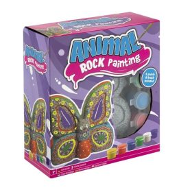 Rock painting Fluture 12cm +6 guase , Grafix