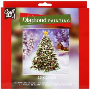 Diamond painting Xmas 20×20 cm , Grafix